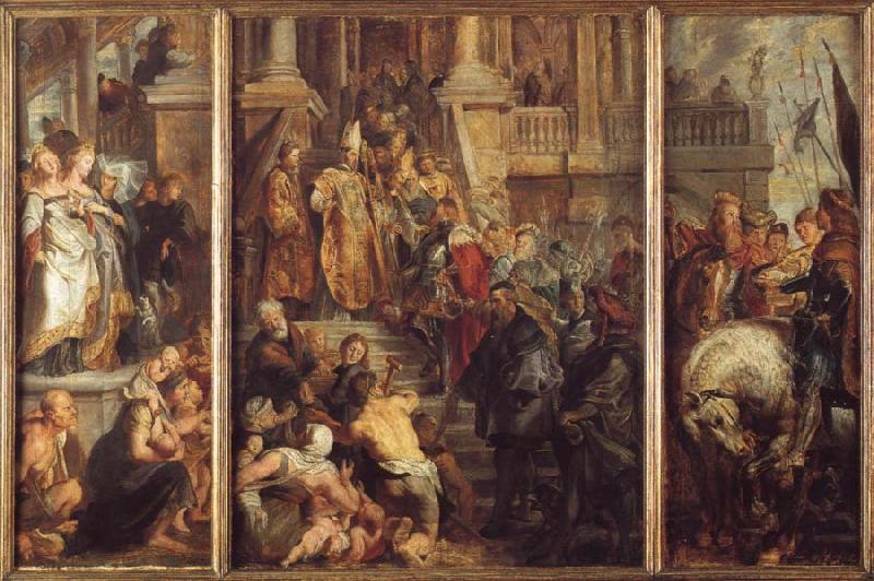 Peter Paul Rubens Saint Bavo About to Receive the Monastic Habit at Ghent oil painting picture